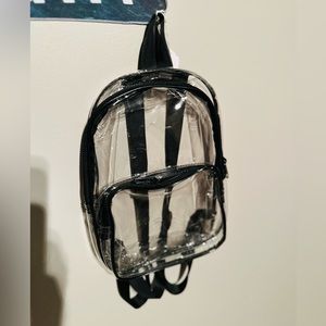 New clear mini bookbag